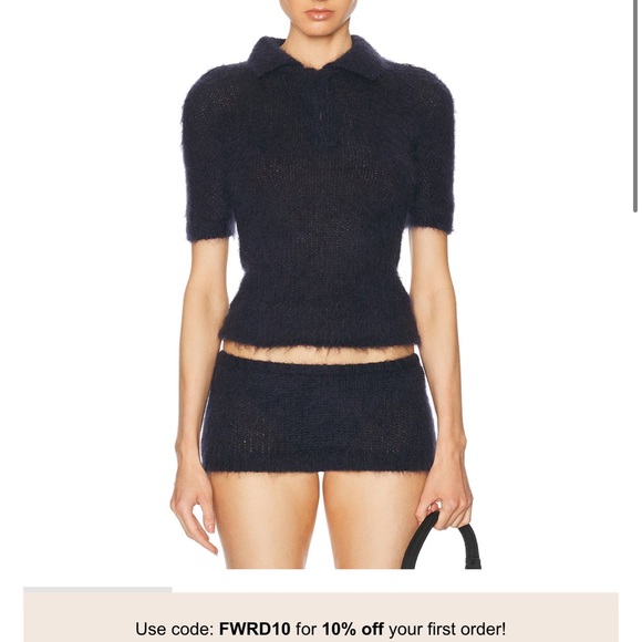 Marni Navy Blue Women's Sweater & Skirt Set